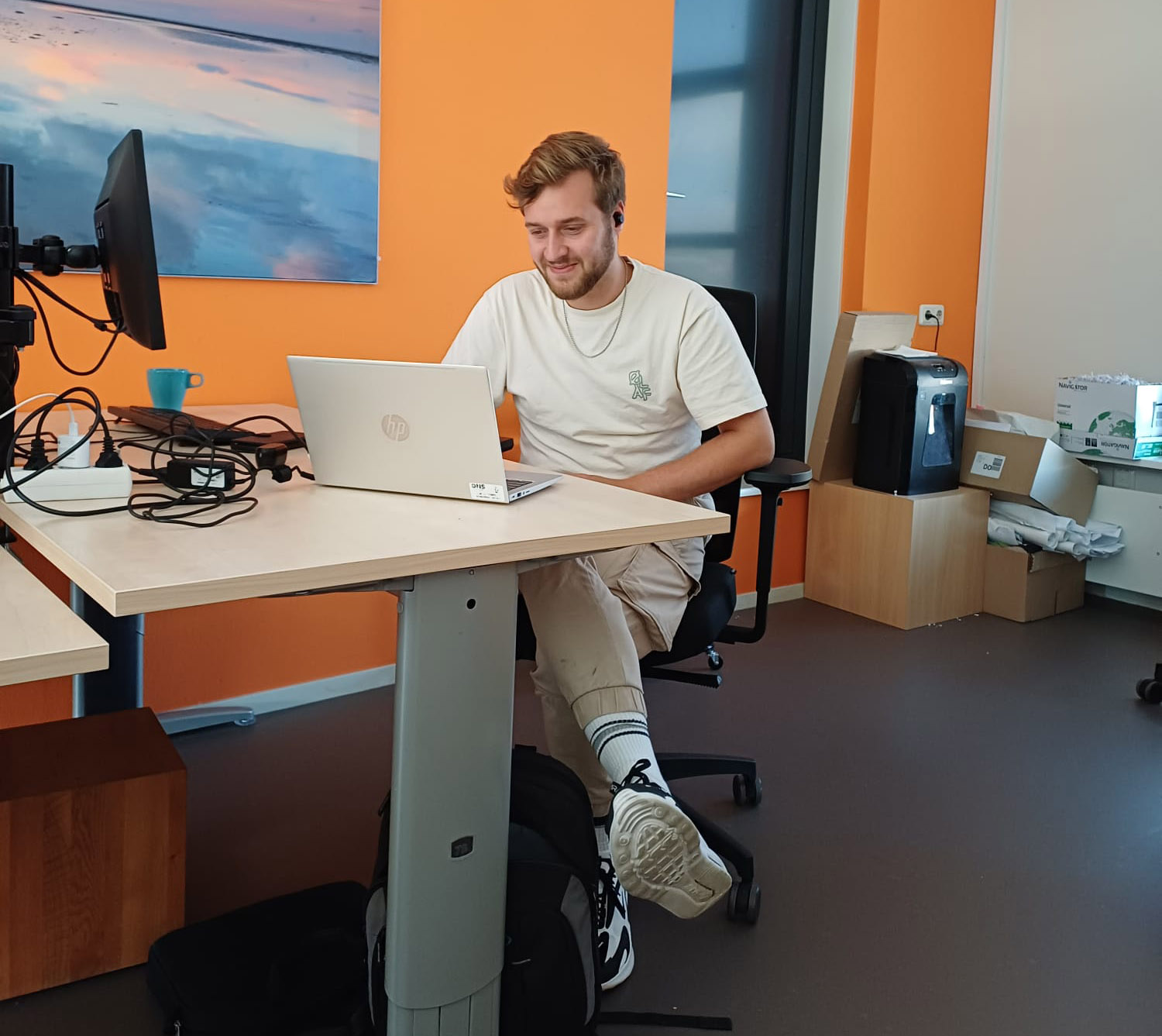 Van stagiair naar collega: Lucas bouwt verder aan zijn toekomst bij ONS welzijn