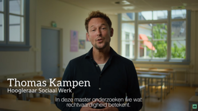 Eerste universitaire master Sociaal Werk 